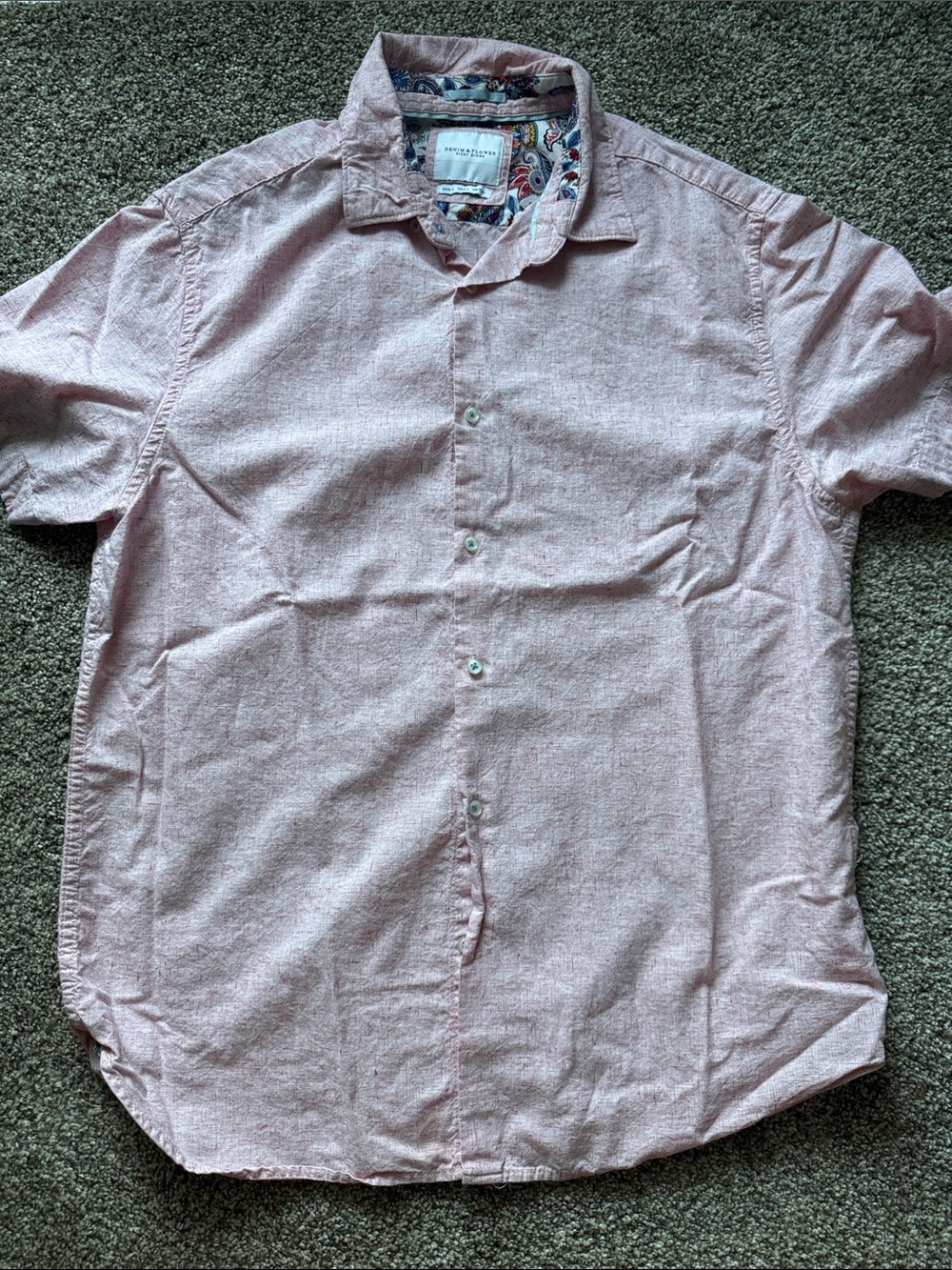 Denim & Flower Ricky Singh L button down - Picture 2 of 2